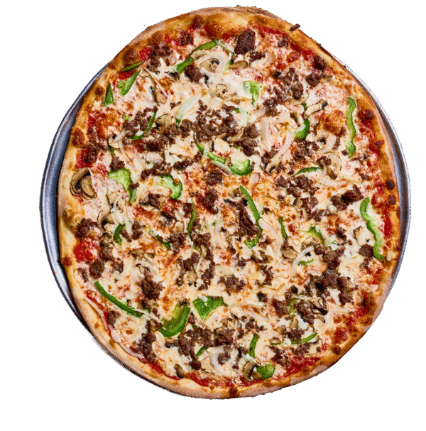 Philly Steak & Cheese pizza